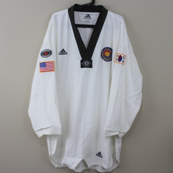 adidas Other - VTG Adidas Korea Taekwondo Uniform Shirt A340